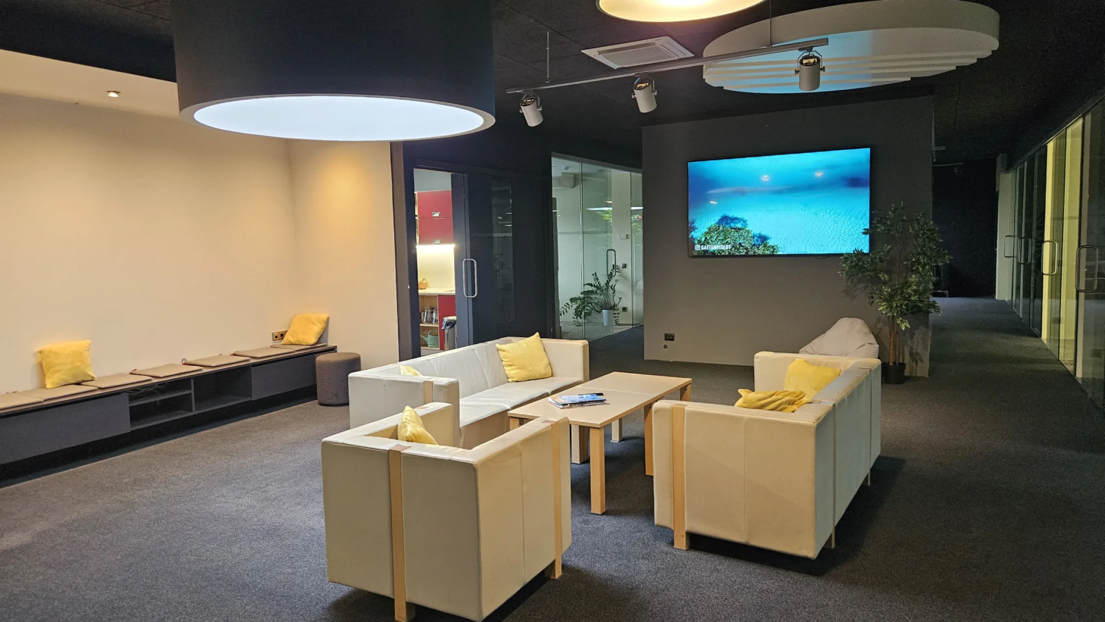 Ufficio in un moderno spazio di coworking