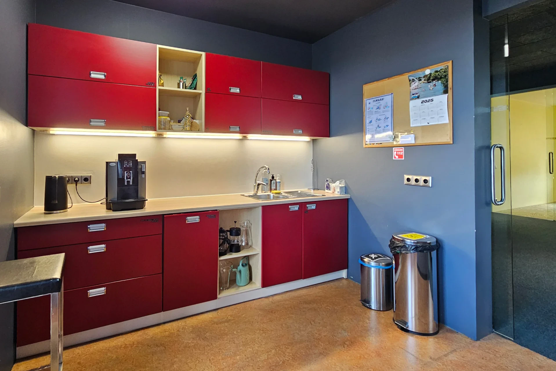 Ufficio in un moderno spazio di coworking