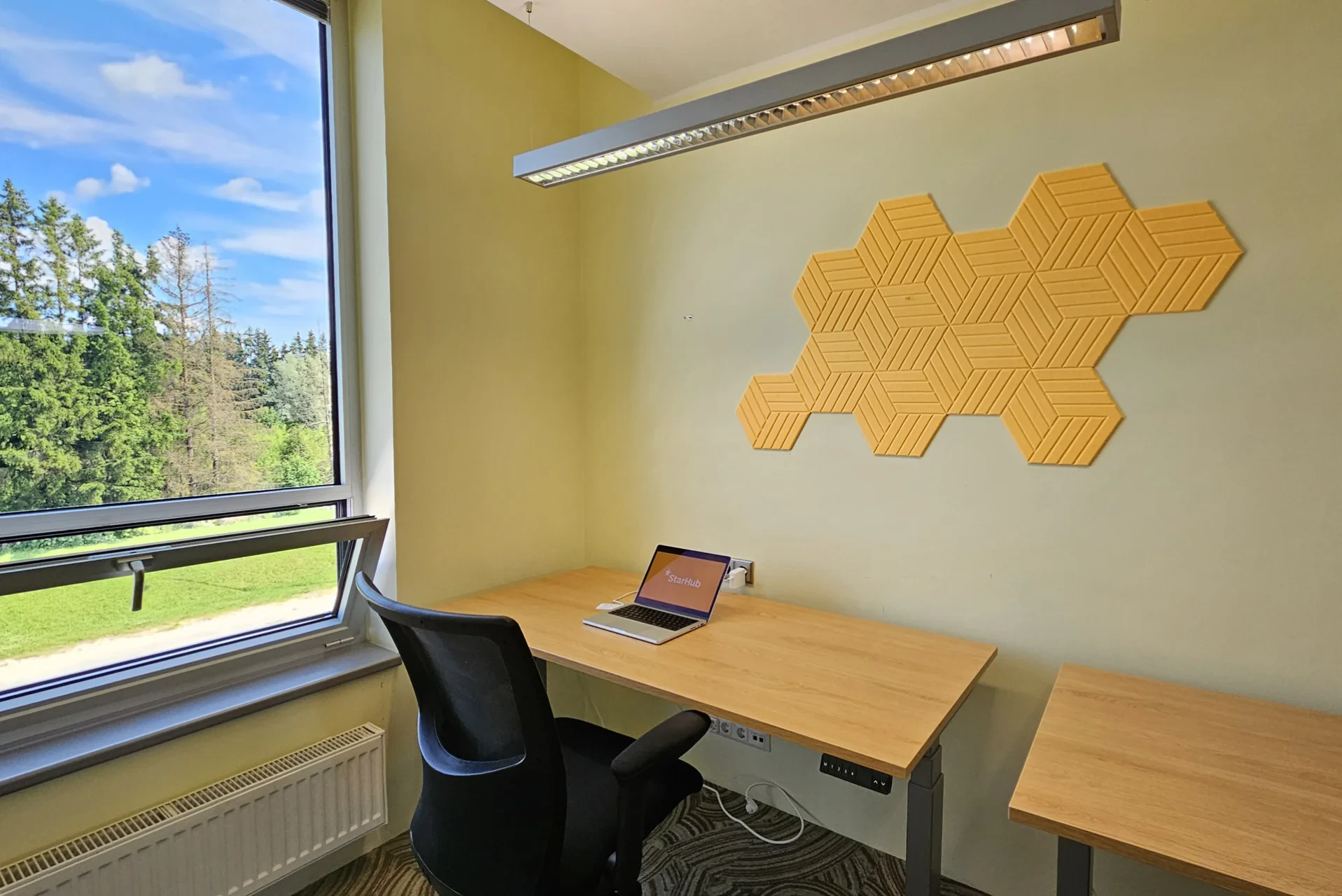 Ufficio in un moderno spazio di coworking